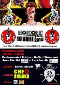 Cartel RSD a Discos Revolver